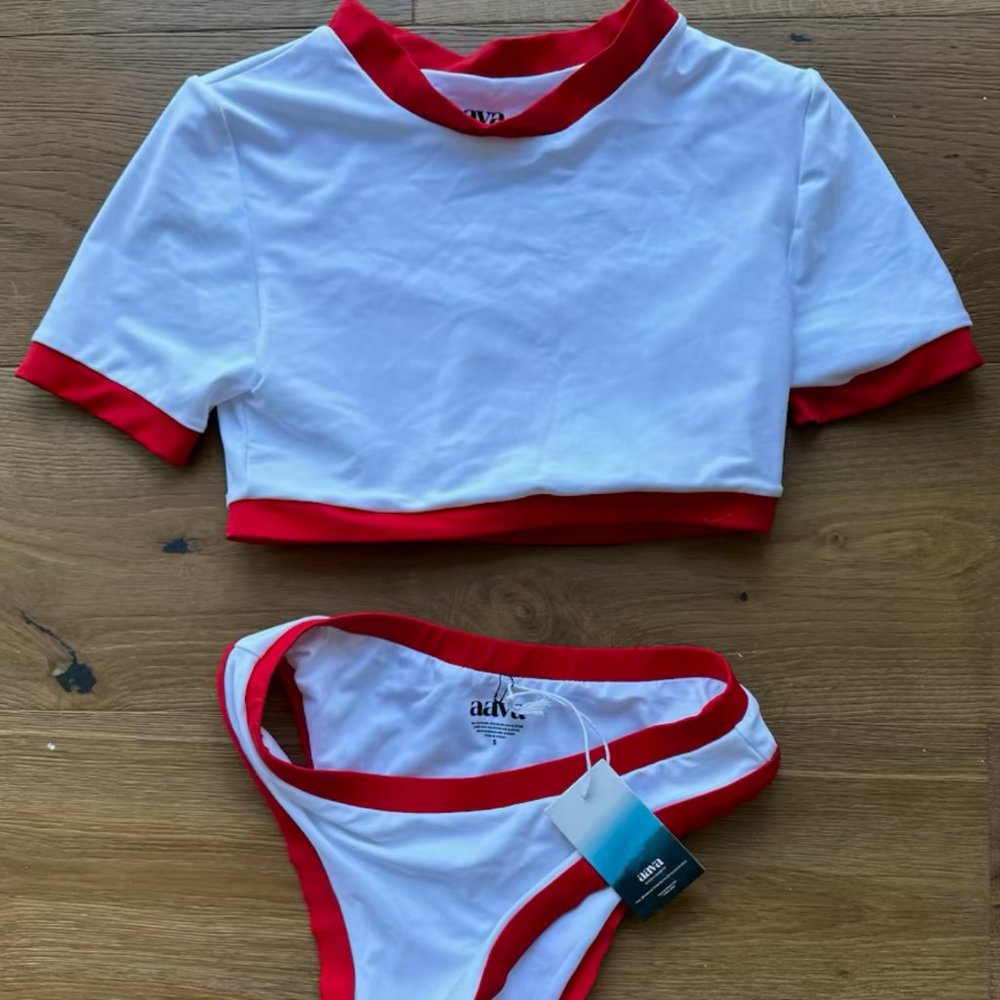 Aava Charlie Crop Top Swim Suit